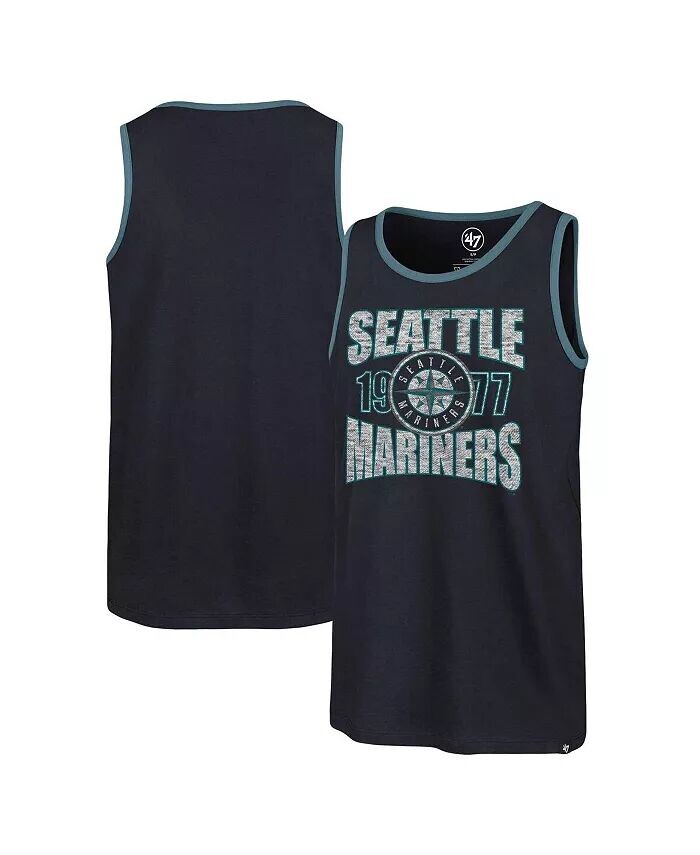 Мужская темно-синяя майка Seattle Mariners Upload Franklin '47 Brand, синий
Мужская темно-синяя майка Seattle Mariners Upload Franklin '47 Brand, синий