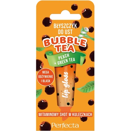 Блеск для губ Bubble Tea с персиково-зеленым чаем 10 г Perfecta
Блеск для губ Bubble Tea с персиково-зеленым чаем 10 г Perfecta