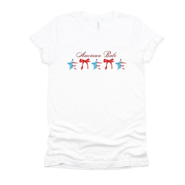 Футболка American Babe Star Bow Coquette с коротким рукавом Simply Sage Market, White
Футболка American Babe Star Bow Coquette с коротким рукавом Simply Sage Market, White