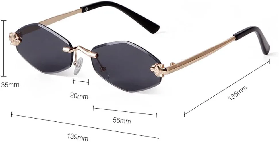 Модные солнцезащитные очки без оправы с заклепками для женщин, роскошные солнцезащитные очки для мужчин, без оправы с тонкими металлическими дужками generic, C5
Модные солнцезащитные очки без оправы с заклепками для женщин, роскошные солнцезащитные очки для мужчин, без оправы с тонкими металлическими дужками generic, C5