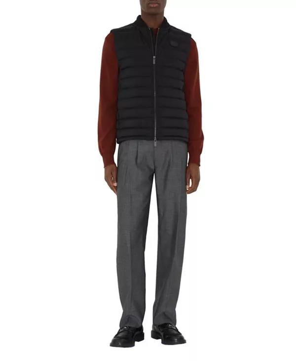 Нейлоновый пуховый жилет Burberry, черный
Нейлоновый пуховый жилет Burberry, черный