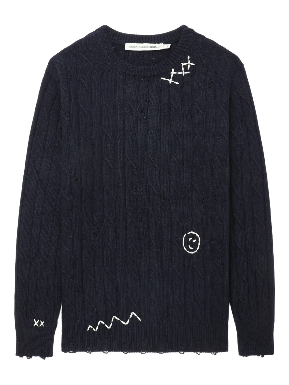 Свитер фактурной вязки Joshua Sanders, синий
Свитер фактурной вязки Joshua Sanders, синий