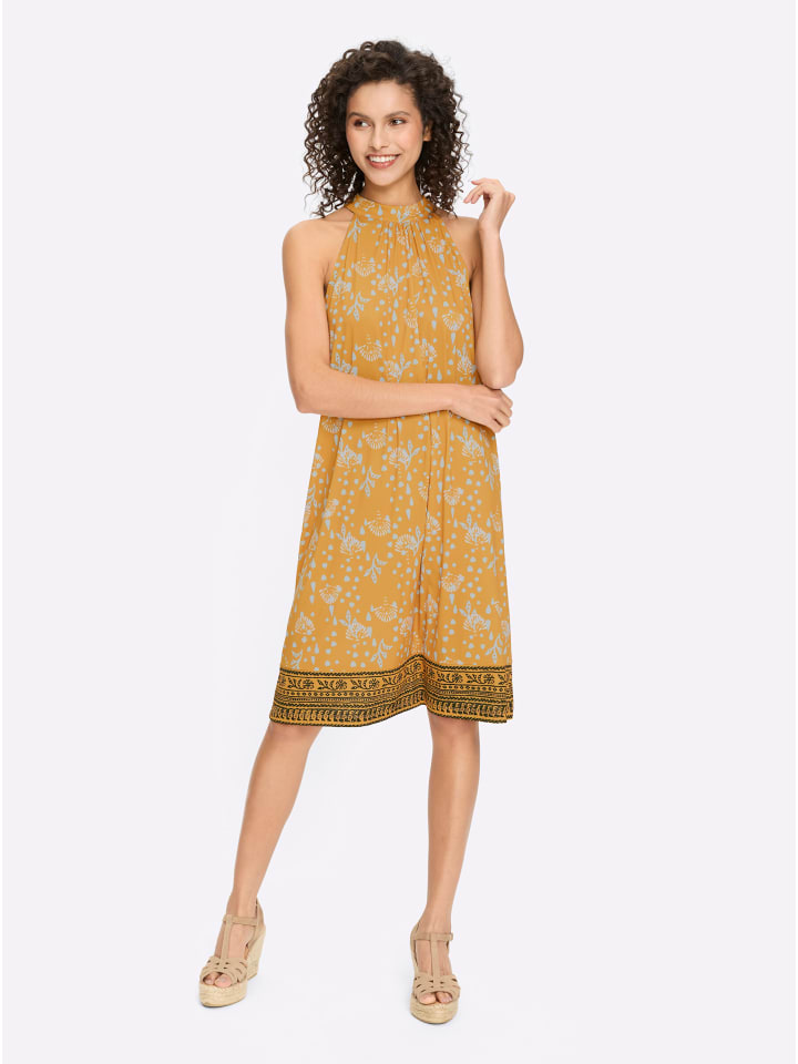 Платье из джерси с принтом цвета охры и экрю Heine
Платье из джерси с принтом цвета охры и экрю Heine