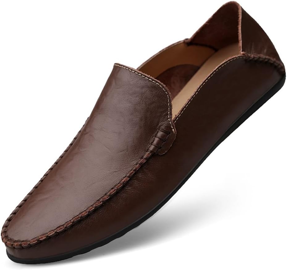 Мужские повседневные туфли-слипоны из натуральной кожи, мягкие и прогулок, лоферы Penny Welrung, коричневый
Мужские повседневные туфли-слипоны из натуральной кожи, мягкие и прогулок, лоферы Penny Welrung, коричневый