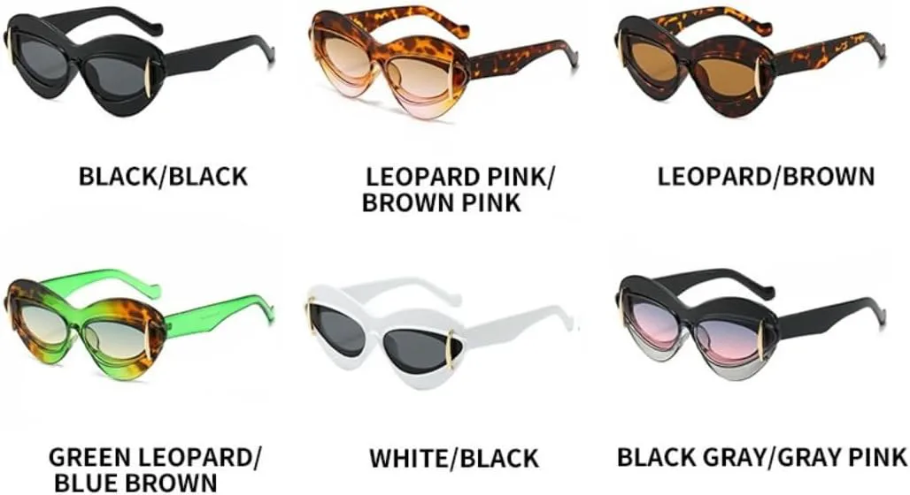 Солнцезащитные очки для мужчин и женщин - защита UV400 - панк-стиль "кошачий глаз" в большой оправе для занятий спортом на открытом воздухе и вождения DSVIGF, Grey
Солнцезащитные очки для мужчин и женщин - защита UV400 - панк-стиль "кошачий глаз" в большой оправе для занятий спортом на открытом воздухе и вождения DSVIGF, Grey