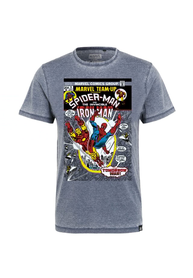 Футболка Marvel объединяется в дизайне неподвластном времени Re:Covered, синий
Футболка Marvel объединяется в дизайне неподвластном времени Re:Covered, синий