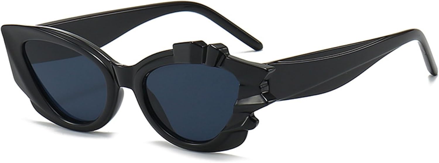 Солнцезащитные очки в форме «кошачьих глаз» неправильной формы для женщин, ретро-стиль, плоские линзы, пластиковые, для вечеринок, фестивалей и отдыха на открытом воздухе ALKAHE, Black Frame Grey Lens
Солнцезащитные очки в форме «кошачьих глаз» неправильной формы для женщин, ретро-стиль, плоские линзы, пластиковые, для вечеринок, фестивалей и отдыха на открытом воздухе ALKAHE, Black Frame Grey Lens