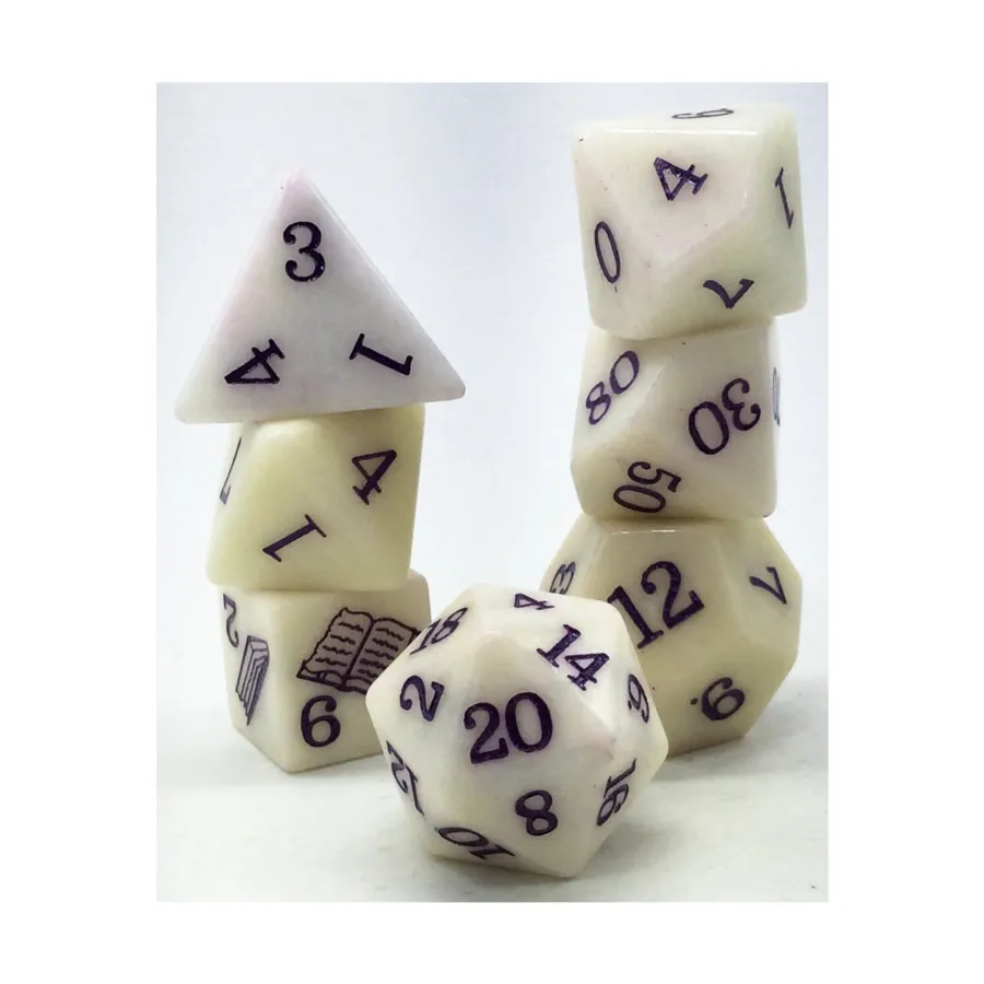 Поликомплект — Хранитель мудрости с фиолетовым (7), Semi Precious Stone Dice (Level Up Dice)
Поликомплект — Хранитель мудрости с фиолетовым (7), Semi Precious Stone Dice (Level Up Dice)