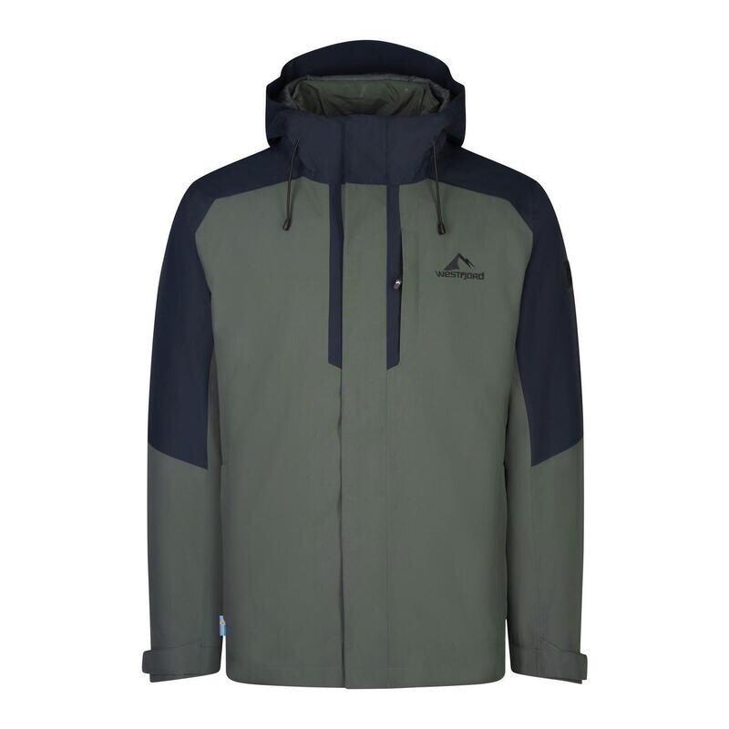 Мужской походный дождевик Westfjord, цвет moosgrün/schwarz
Мужской походный дождевик Westfjord, цвет moosgrün/schwarz