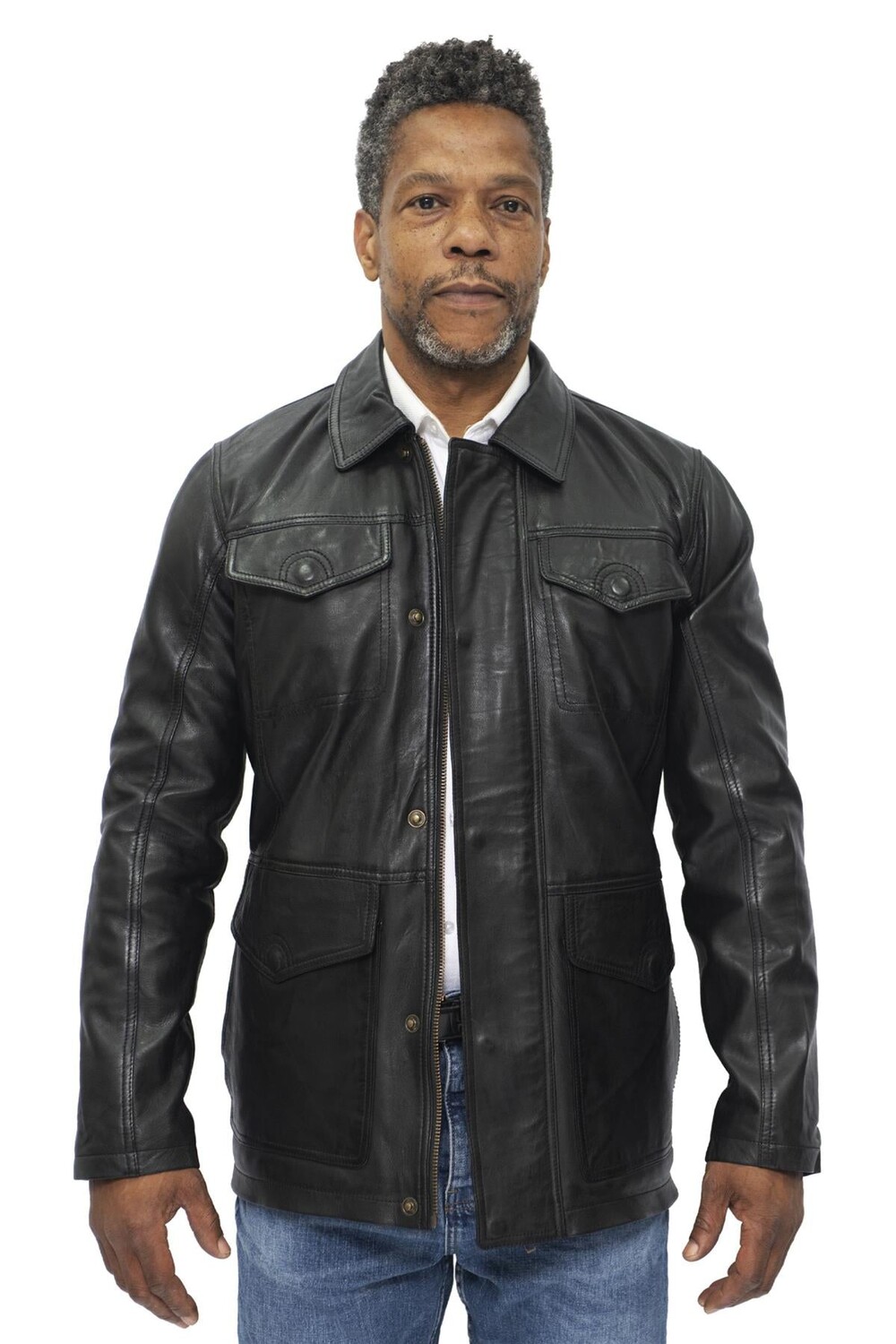 Куртка сафари из эм кожи порто Infinity Leather, черный
Куртка сафари из эм кожи порто Infinity Leather, черный