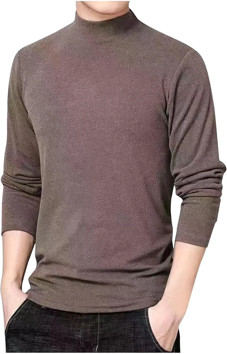 Мужская половинка водолазка с длинным рукавом QUNPIU
Мужская половинка водолазка с длинным рукавом QUNPIU