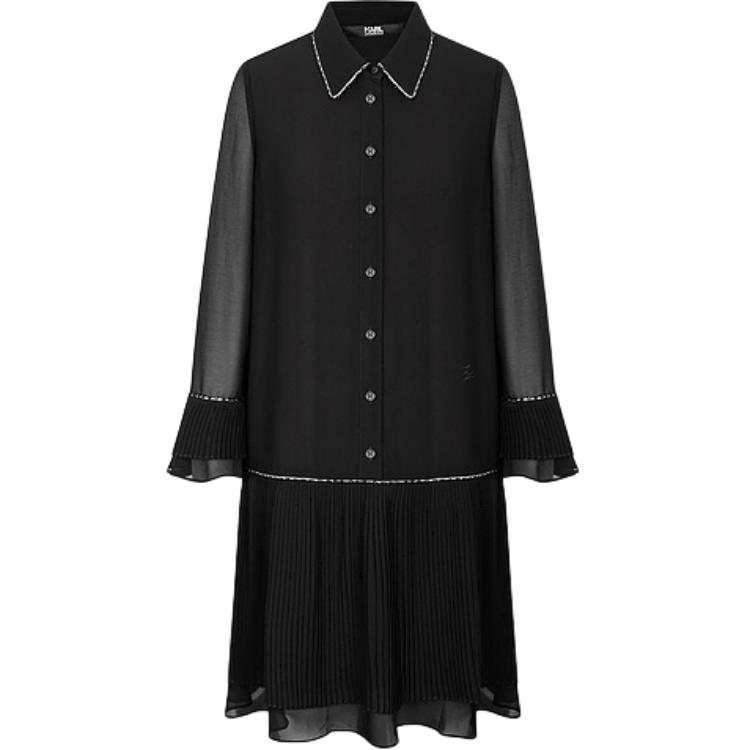 KARL LAGERFELD Длинное платье с рукавами Женское Черное KARL LAGERFELD / Karl Lagerfeld Jeans
KARL LAGERFELD Длинное платье с рукавами Женское Черное KARL LAGERFELD / Karl Lagerfeld Jeans