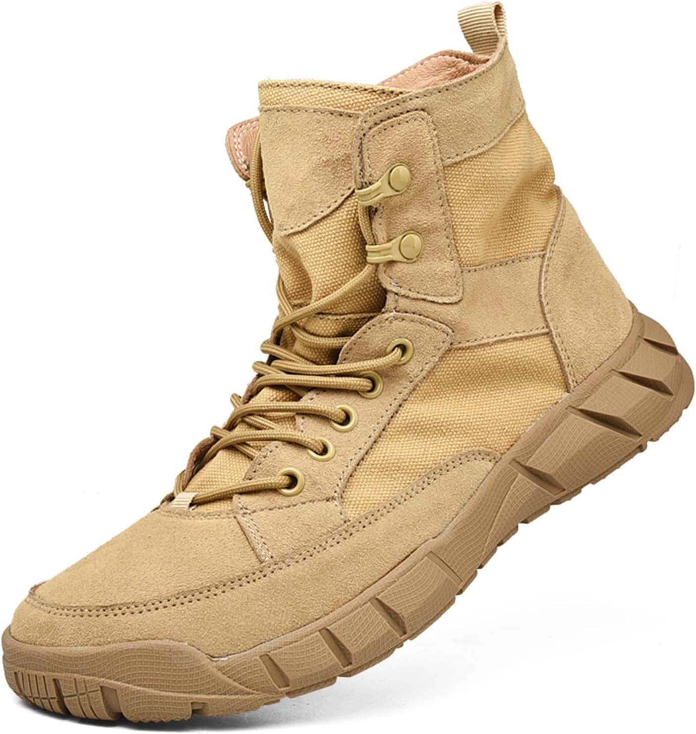 Мужские ботинки TengfeiFly Canvas с кожей, шнуровкой, плоской подошвой, для улицы, военные тактические, дышащие, легкие с поддержкой свода стопы, джунгли, пустыня, боевые ботинки для походов, кемпинга, миссий и работы в армии, хаки
Мужские ботинки TengfeiFly Canvas с кожей, шнуровкой, плоской подошвой, для улицы, военные тактические, дышащие, легкие с поддержкой свода стопы, джунгли, пустыня, боевые ботинки для походов, кемпинга, миссий и работы в армии, хаки