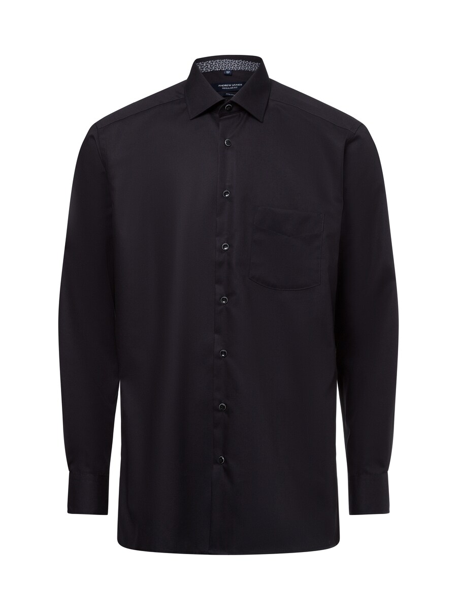 Рубашка делового покроя Regular Fit Andrew James, черный
Рубашка делового покроя Regular Fit Andrew James, черный