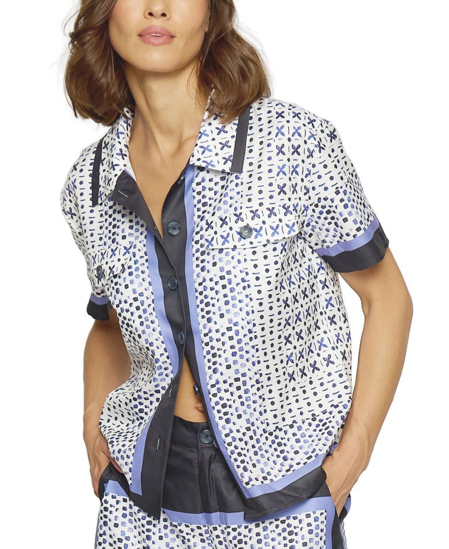 Женская блузка с принтом в виде платка Central Park West, Blue
Женская блузка с принтом в виде платка Central Park West, Blue