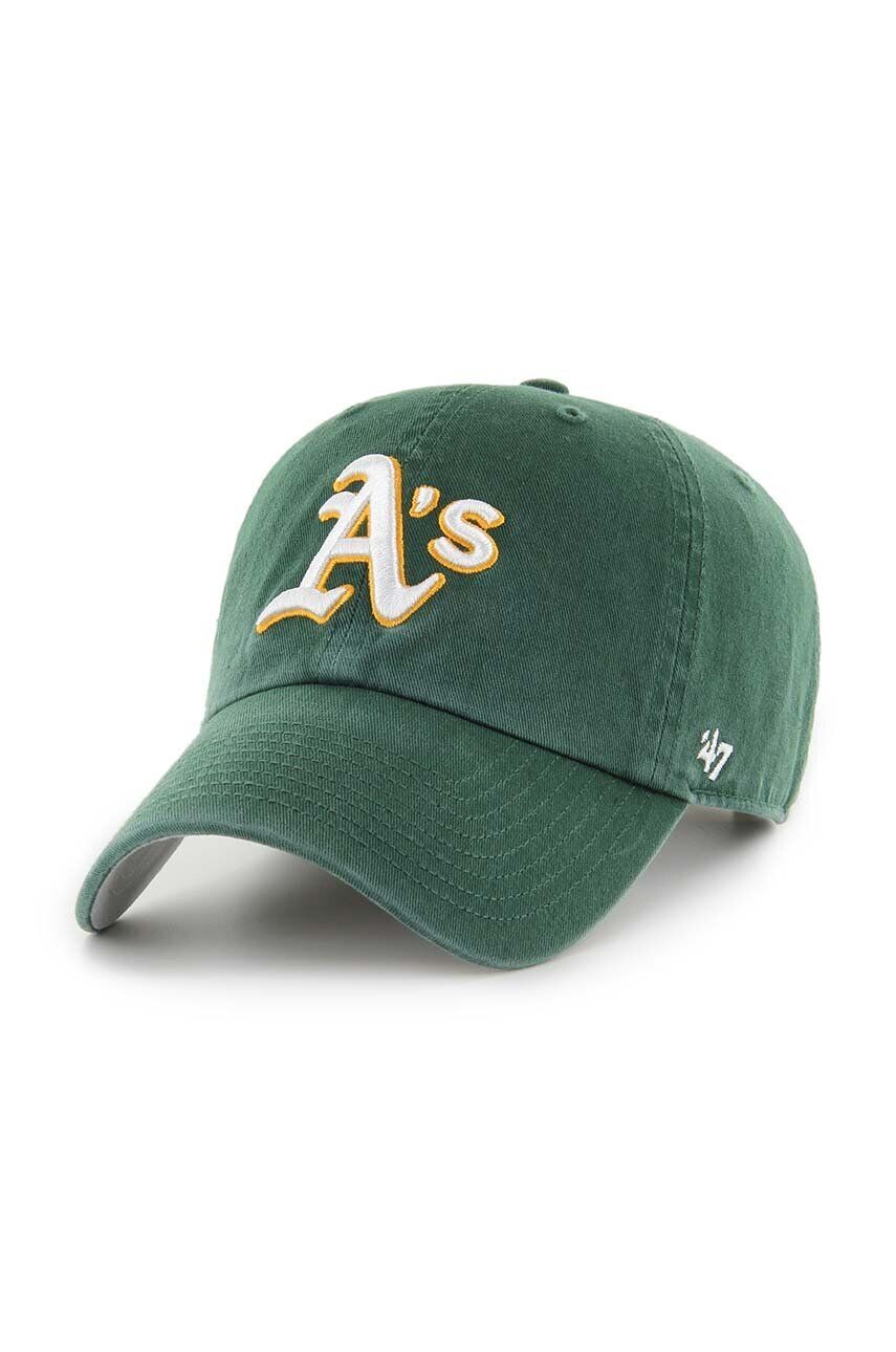 Хлопковая бейсболка 47 марки MLB Oakland Athletics 47 Brand, зеленый
Хлопковая бейсболка 47 марки MLB Oakland Athletics 47 Brand, зеленый