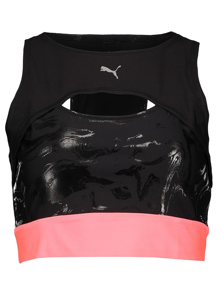 Спортивный бюстгальтер Puma, черный 
Спортивный бюстгальтер Puma, черный