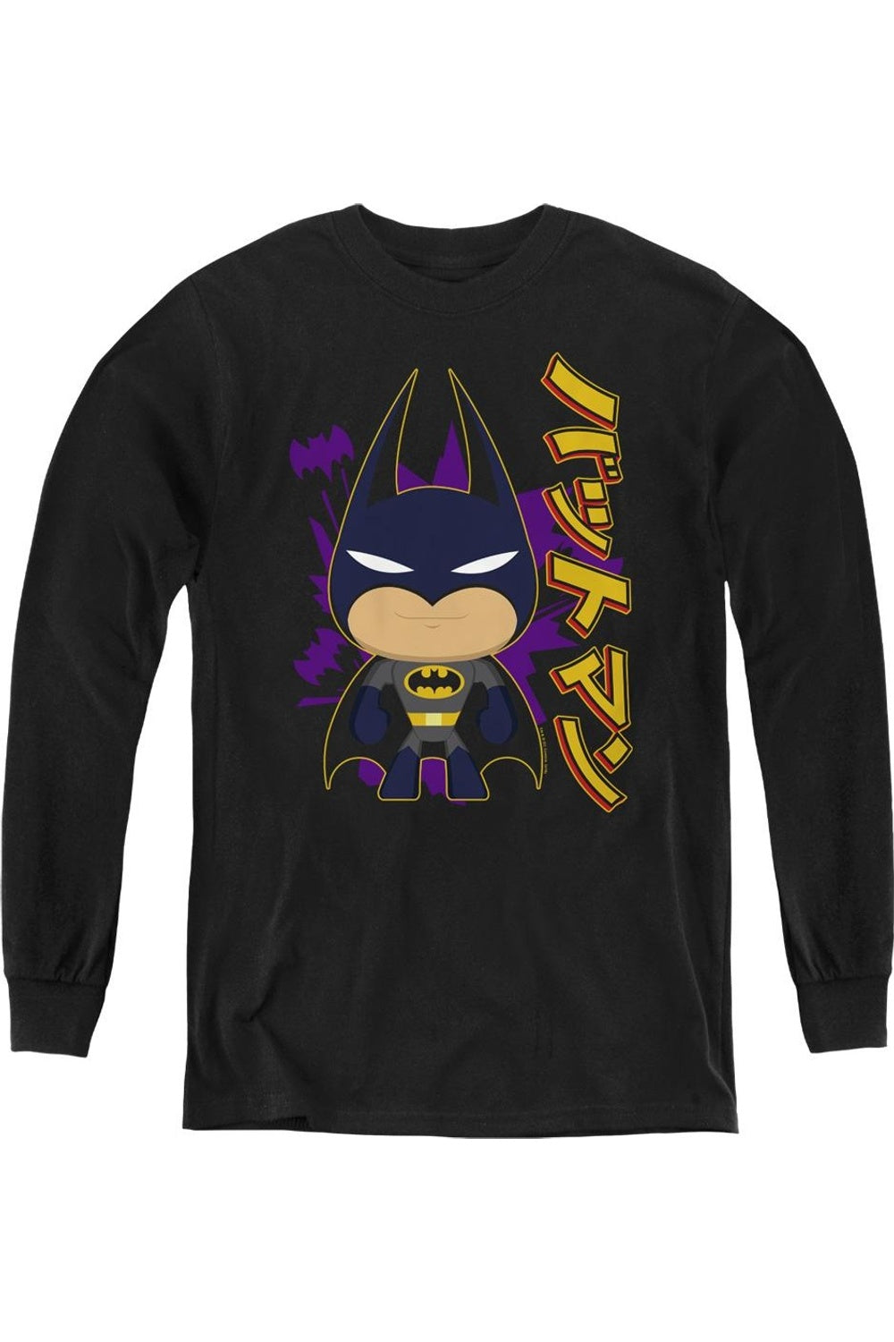 Батмен милый кандзи молодежный свитшот с длинным рукавом Gildan, черный
Батмен милый кандзи молодежный свитшот с длинным рукавом Gildan, черный