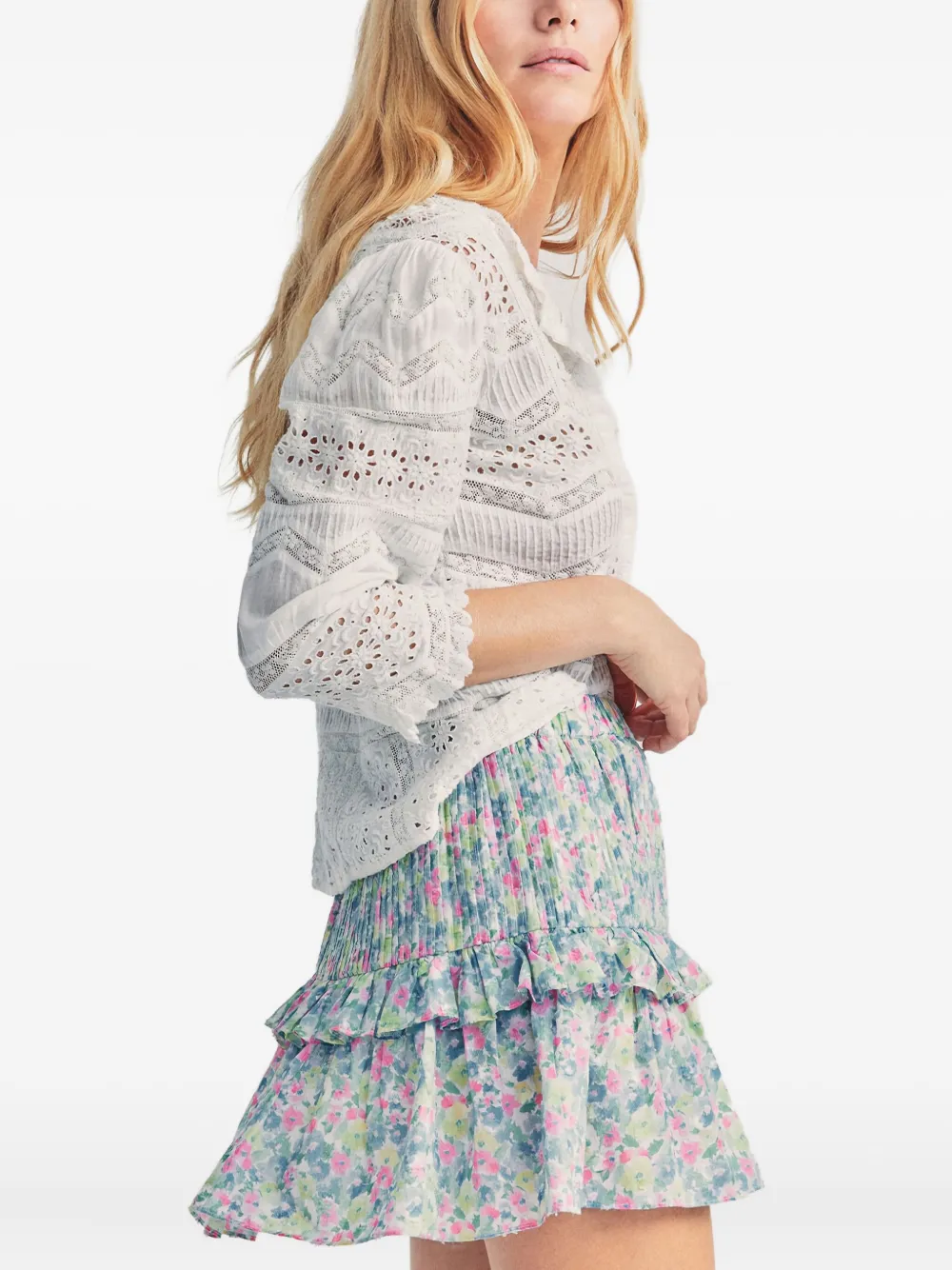 Юбка с цветочным принтом Ignacia Loveshackfancy, синий
Юбка с цветочным принтом Ignacia Loveshackfancy, синий