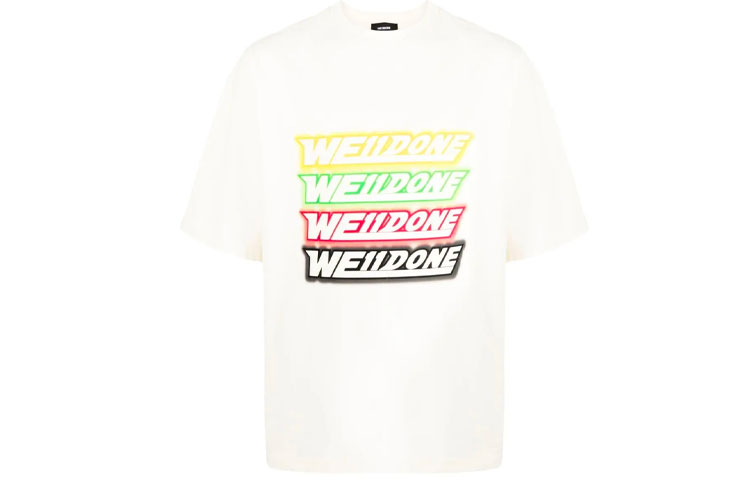 Футболка WE11DONE с повторяющимся принтом логотипа, цвет слоновая кость белый
Футболка WE11DONE с повторяющимся принтом логотипа, цвет слоновая кость белый
