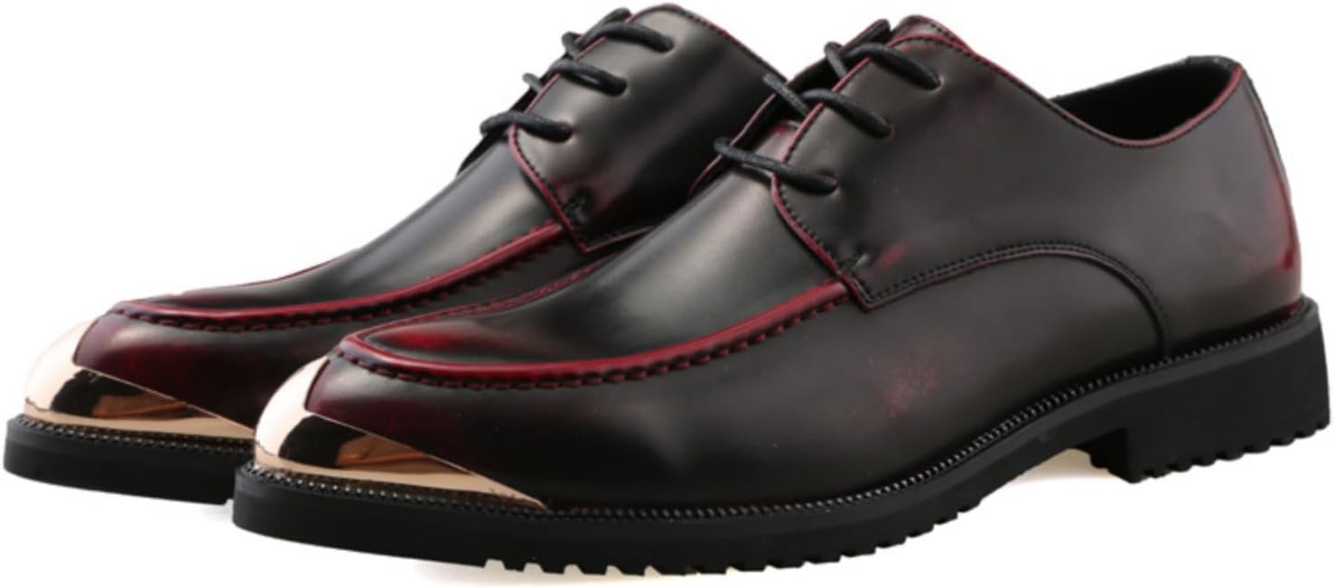 Мужские бордовые кожаные туфли-оксфорды на шнурках с золотым акцентом на носке, стильные и формальные для свадеб, бизнеса и мероприятий Aokisx
Мужские бордовые кожаные туфли-оксфорды на шнурках с золотым акцентом на носке, стильные и формальные для свадеб, бизнеса и мероприятий Aokisx