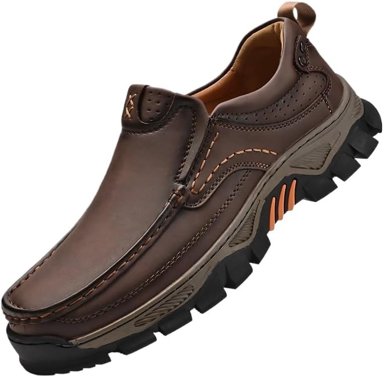 Мужские ортопедические комфортные повседневные лоферы из натуральной кожи без шнурков Vauxhaller, коричневый
Мужские ортопедические комфортные повседневные лоферы из натуральной кожи без шнурков Vauxhaller, коричневый