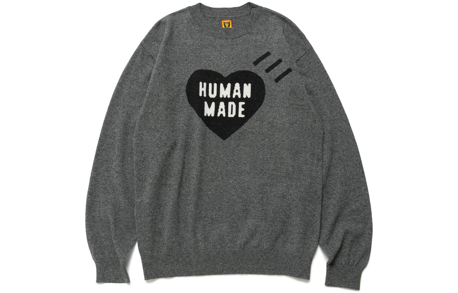 Свитер с длинными рукавами с сердечками HUMAN MADE, темно-серый
Свитер с длинными рукавами с сердечками HUMAN MADE, темно-серый