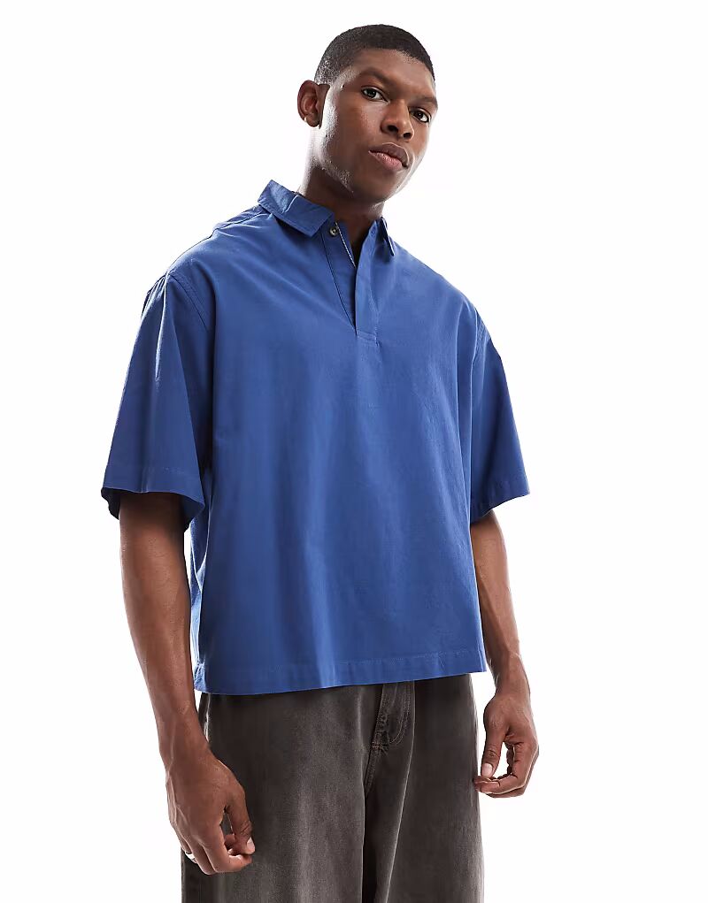 ASOS DESIGN свободная рубашка свободного кроя синего цвета
ASOS DESIGN свободная рубашка свободного кроя синего цвета