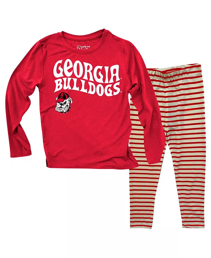 Комплект из двух предметов Wes Willy Baby для мальчиков и девочек: топ с длинными рукавами и леггинсы из трехслойной ткани в полоску с принтом «Джорджия Бульдогс» Wes & Willy
Комплект из двух предметов Wes Willy Baby для мальчиков и девочек: топ с длинными рукавами и леггинсы из трехслойной ткани в полоску с принтом «Джорджия Бульдогс» Wes & Willy