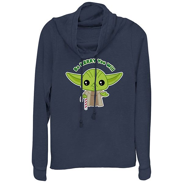 Женская толстовка Yoda Be Merry You Will с капюшоном и длинным рукавом Star Wars
Женская толстовка Yoda Be Merry You Will с капюшоном и длинным рукавом Star Wars