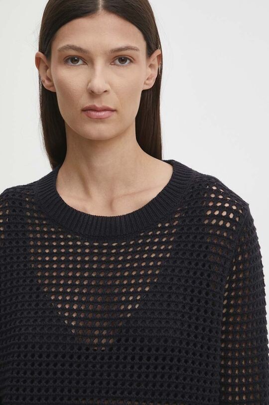 Хлопковый свитер Levi's, черный 
Хлопковый свитер Levi's, черный