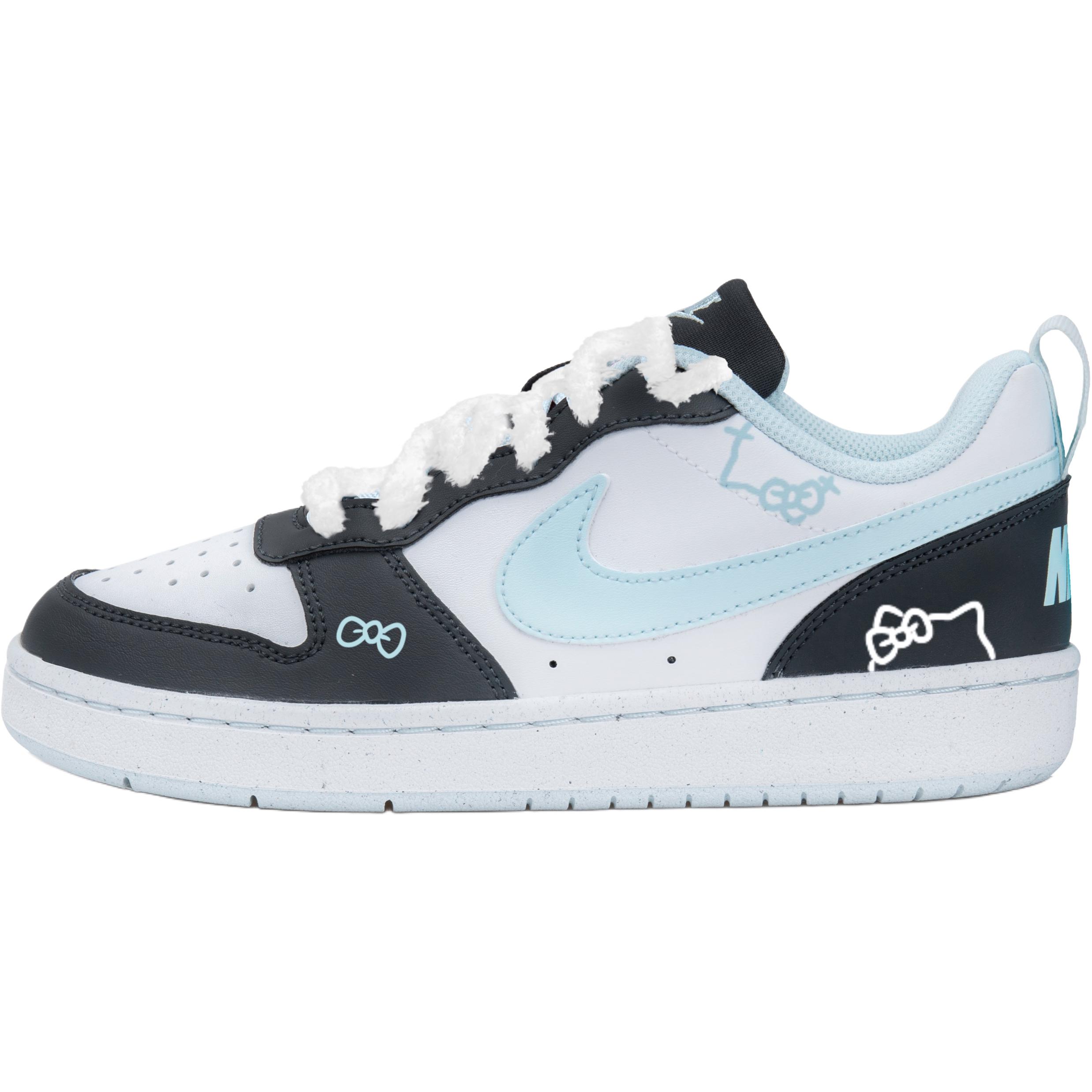 Низкие детские кроссовки для скейтбординга Court Borough для подростков Nike, черный/белый/синий
Низкие детские кроссовки для скейтбординга Court Borough для подростков Nike, черный/белый/синий