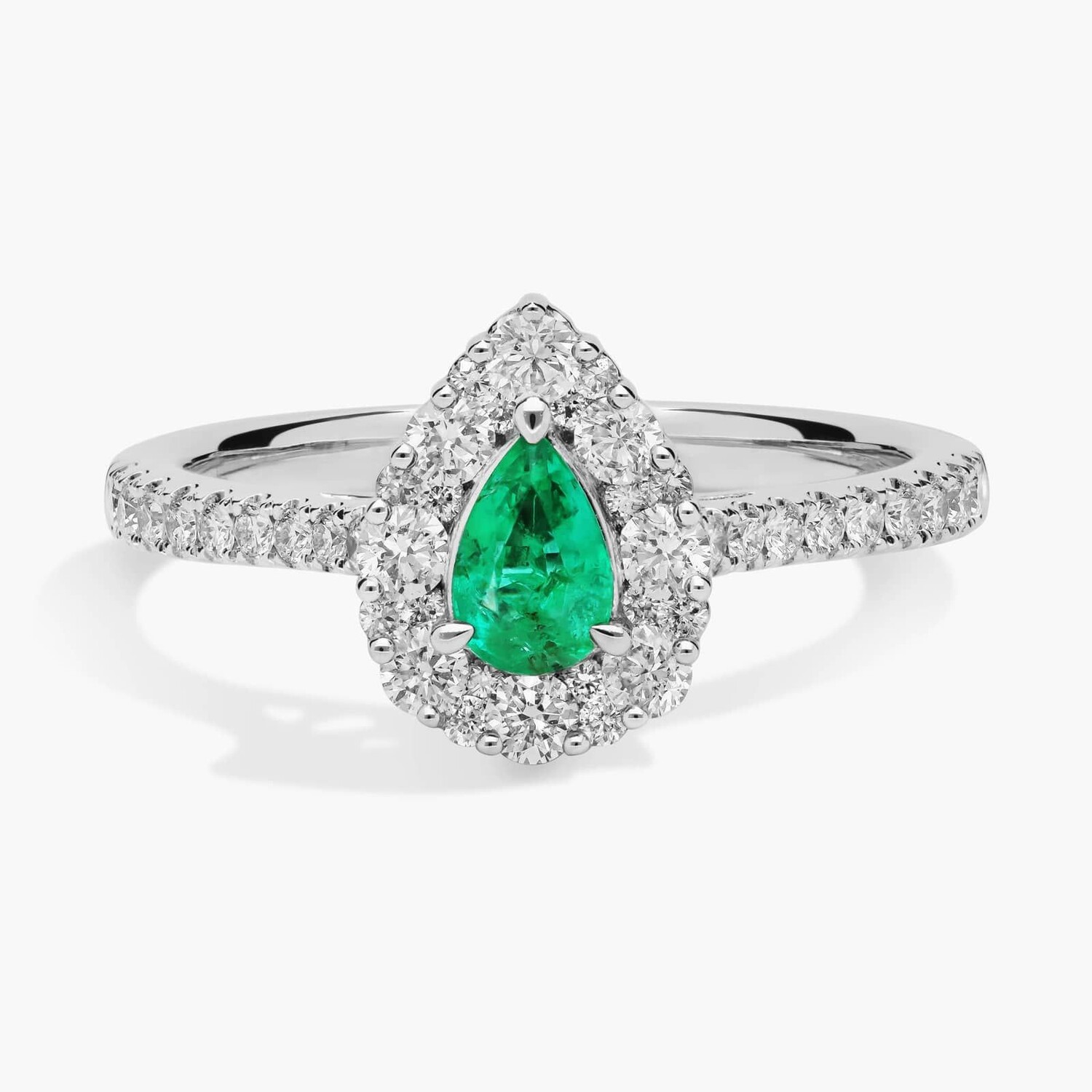 Кольцо с грушевидным изумрудом и бриллиантовым ореолом из 14-каратного белого золота (6x4 мм) Blue Nile
Кольцо с грушевидным изумрудом и бриллиантовым ореолом из 14-каратного белого золота (6x4 мм) Blue Nile