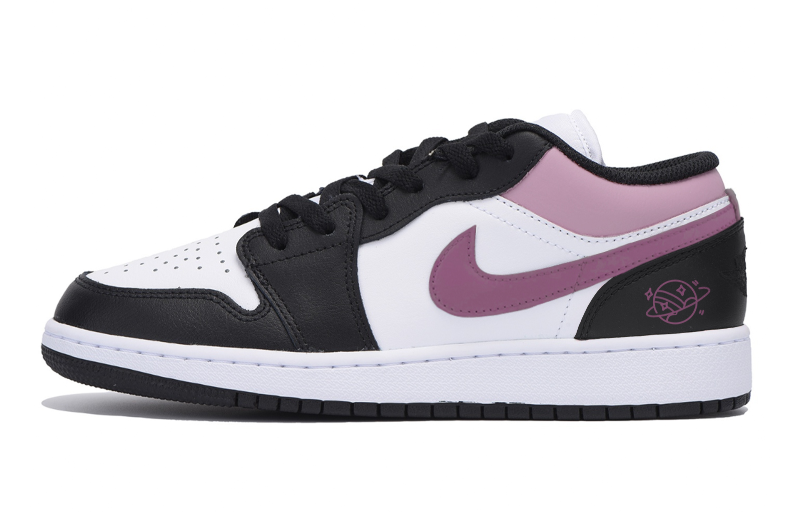 Jordan Износостойкие, нескользящие, низкие, винтажные баскетбольные кроссовки Air 1, мужские, цвет: черный, белый, розовый
Jordan Износостойкие, нескользящие, низкие, винтажные баскетбольные кроссовки Air 1, мужские, цвет: черный, белый, розовый