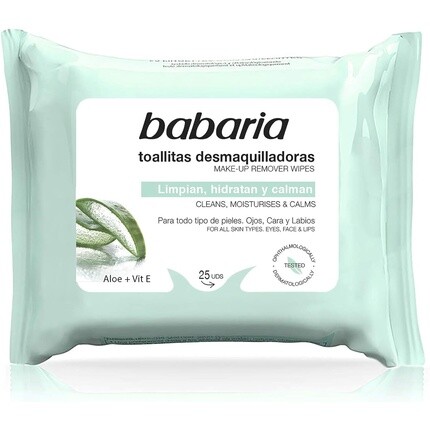 Toallitas Desmaquilladoras Алоэ Вера Babaria
Toallitas Desmaquilladoras Алоэ Вера Babaria