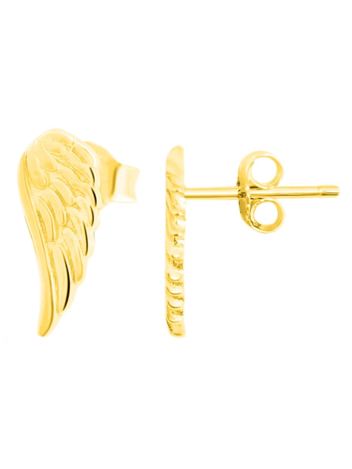 Adeliás Женские серьги - серьги-гвоздики в виде крылышек из серебра 925 пробы с золотым покрытием
Adeliás Женские серьги - серьги-гвоздики в виде крылышек из серебра 925 пробы с золотым покрытием