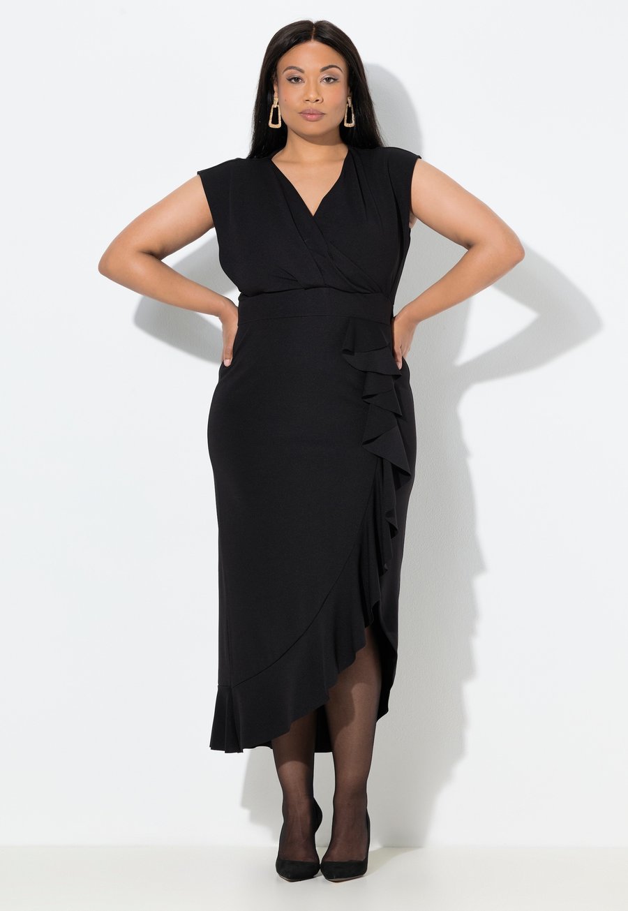 Платье Ulla Popken RÜSCHE V-AUSSCHNITT, Black
Платье Ulla Popken RÜSCHE V-AUSSCHNITT, Black