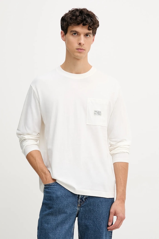 Хлопковый лонгслив Pepe Jeans, белый
Хлопковый лонгслив Pepe Jeans, белый