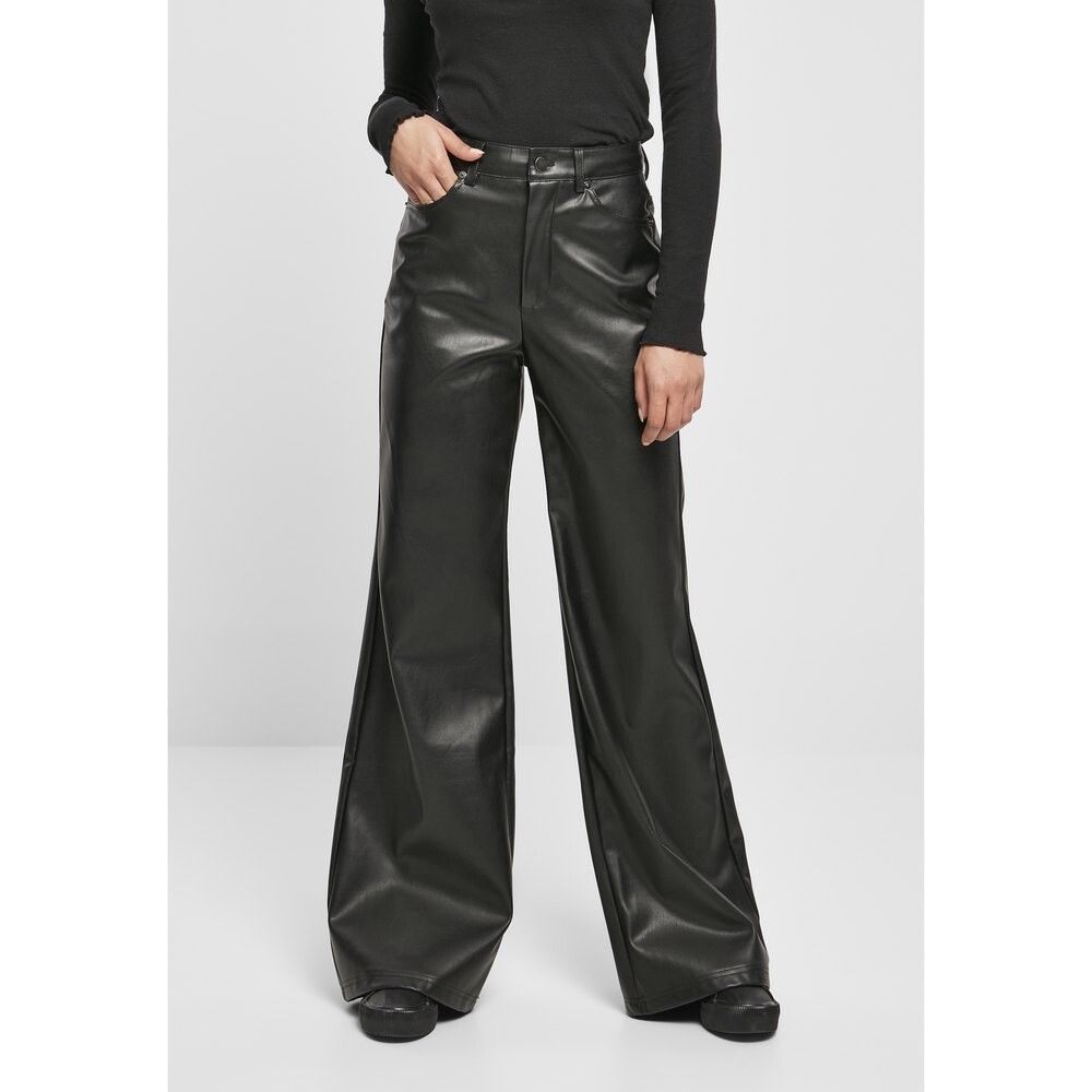 Брюки Urban Classics Faux Leather Wide Leg, черный
Брюки Urban Classics Faux Leather Wide Leg, черный