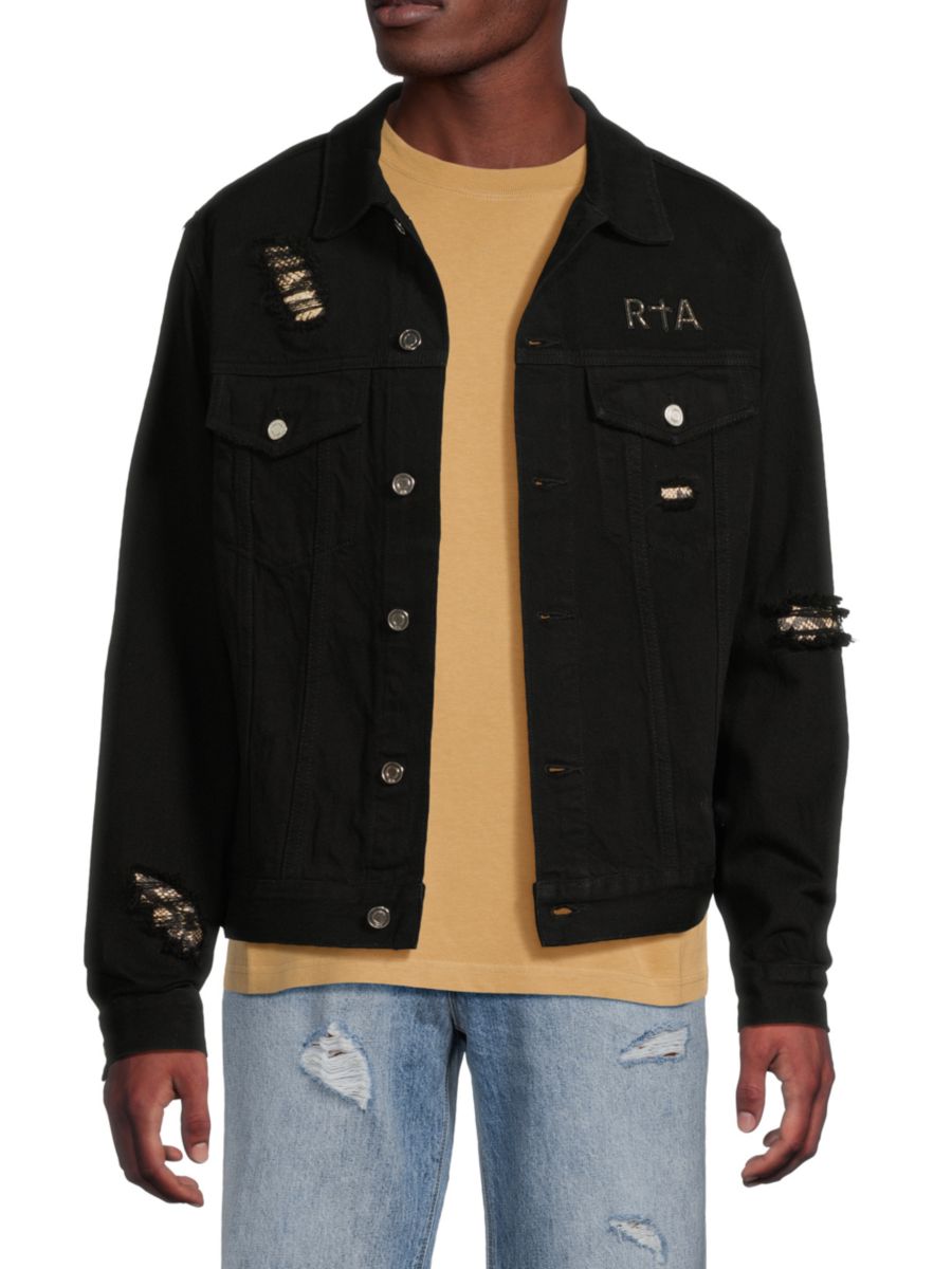 Джинсовая куртка с потертостями RTA, цвет Black Distressed Snake, Черный, Джинсовая куртка с потертостями RTA, цвет Black Distressed Snake
Джинсовая куртка с потертостями RTA, цвет Black Distressed Snake, Черный, Джинсовая куртка с потертостями RTA, цвет Black Distressed Snake