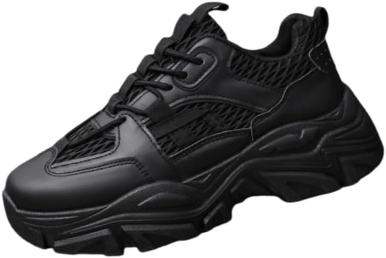 Мужские спортивные кроссовки на толстой подошве, с комфортной амортизацией, нескользящей подошвой и прочной шнуровкой- идеально подходят для активного отдыха на природе Hoalox, черный
Мужские спортивные кроссовки на толстой подошве, с комфортной амортизацией, нескользящей подошвой и прочной шнуровкой- идеально подходят для активного отдыха на природе Hoalox, черный