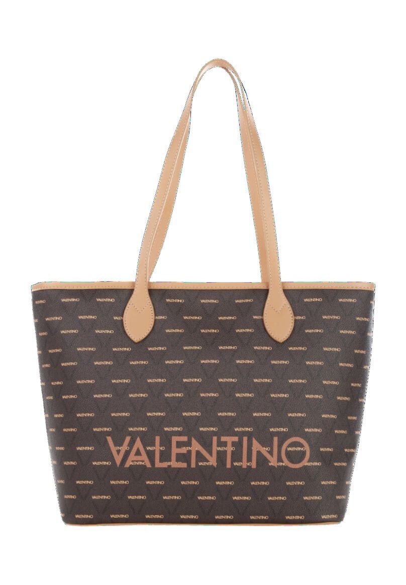 Женская сумка-шопер на молнии с логотипом Valentino by Mario Valentino, цвет Cuoio Multicolor
Женская сумка-шопер на молнии с логотипом Valentino by Mario Valentino, цвет Cuoio Multicolor