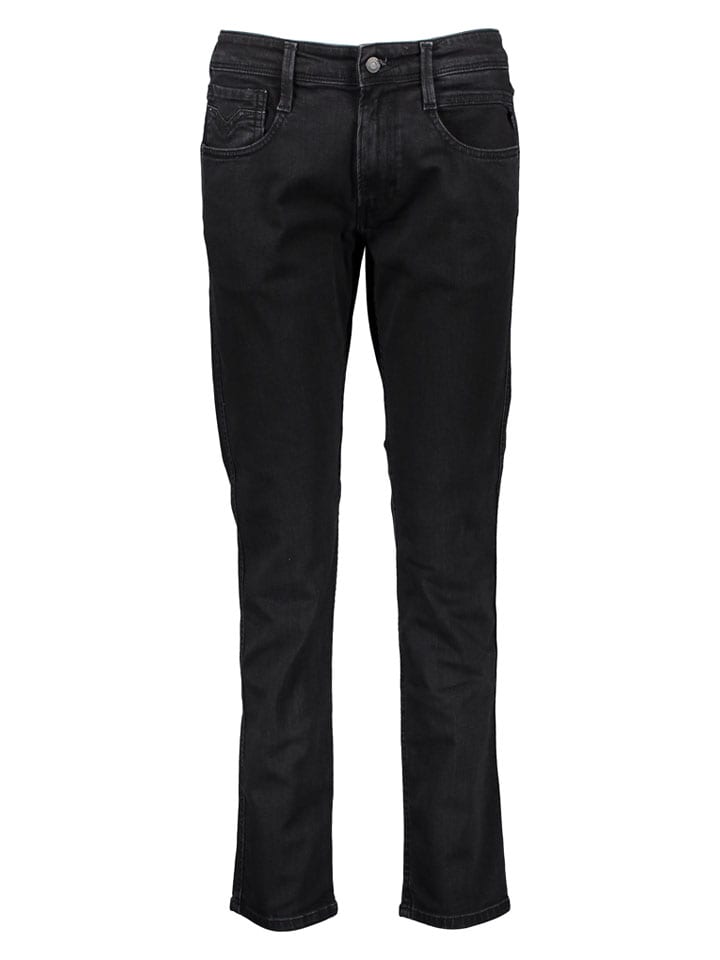 Replay Джинсы - зауженный крой - черные
Replay Джинсы - зауженный крой - черные