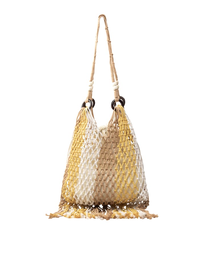 IZIA Женская сумка через плечо желтого цвета с разноцветными элементами
IZIA Женская сумка через плечо желтого цвета с разноцветными элементами