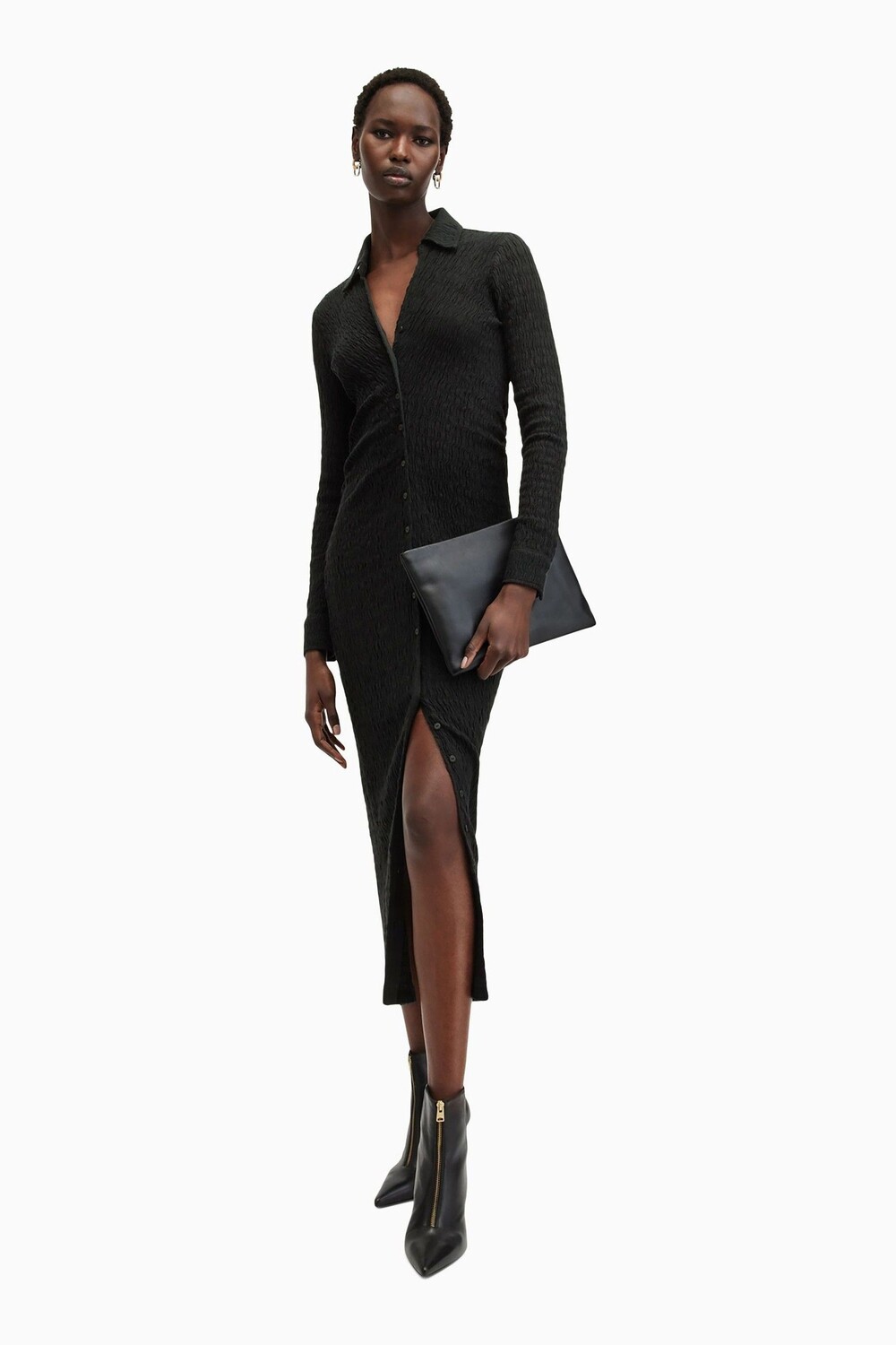 Платье миди Allsaints Connie All Saints, черный
Платье миди Allsaints Connie All Saints, черный