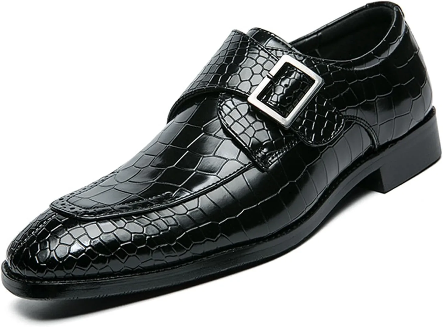 Мужские оксфорды ручной работы с застежкой-монком, без шнурков, из тисненой веганской кожи, низкий каблук, противоскользящие рабочие туфли Optigard, черный
Мужские оксфорды ручной работы с застежкой-монком, без шнурков, из тисненой веганской кожи, низкий каблук, противоскользящие рабочие туфли Optigard, черный