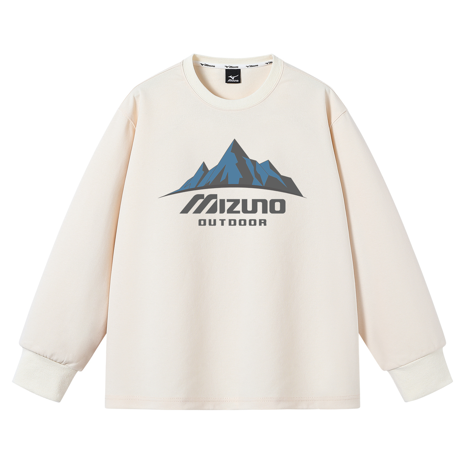 Унисекс свитшот Mizuno, бежевый
Унисекс свитшот Mizuno, бежевый