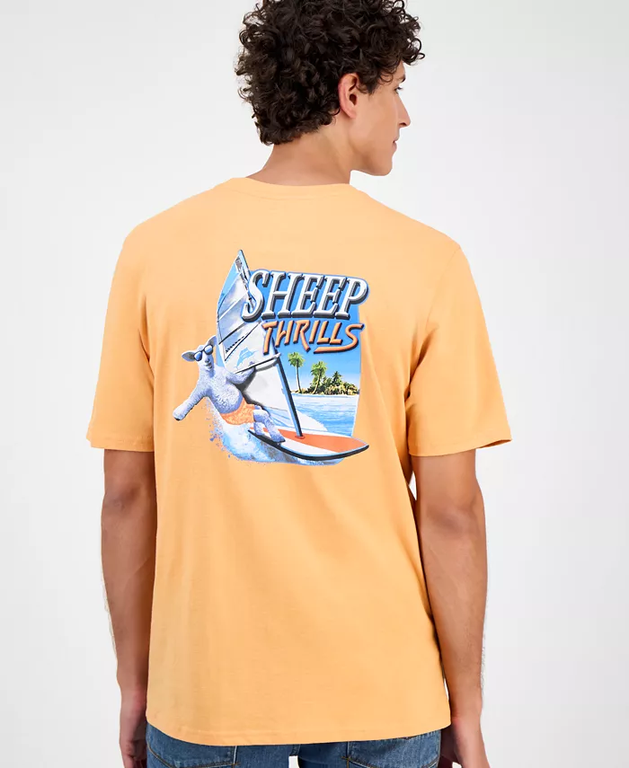 Мужская футболка с коротким рукавом Sheep Thrills с принтом Tommy Bahama, оранжевый
Мужская футболка с коротким рукавом Sheep Thrills с принтом Tommy Bahama, оранжевый