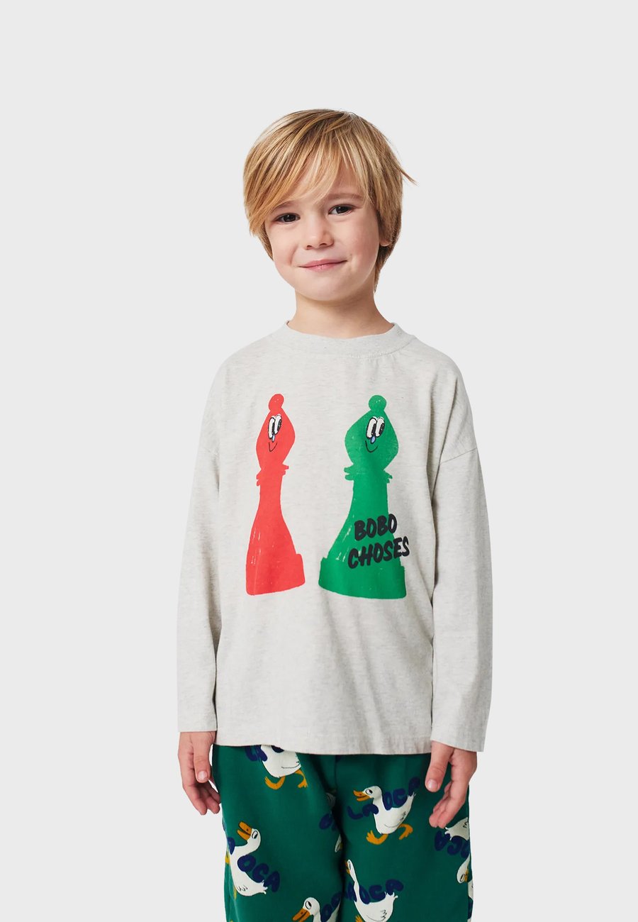 Топ Bobo Choses CHECKMATE UNISEX, Beige/Grey
Топ Bobo Choses CHECKMATE UNISEX, Beige/Grey