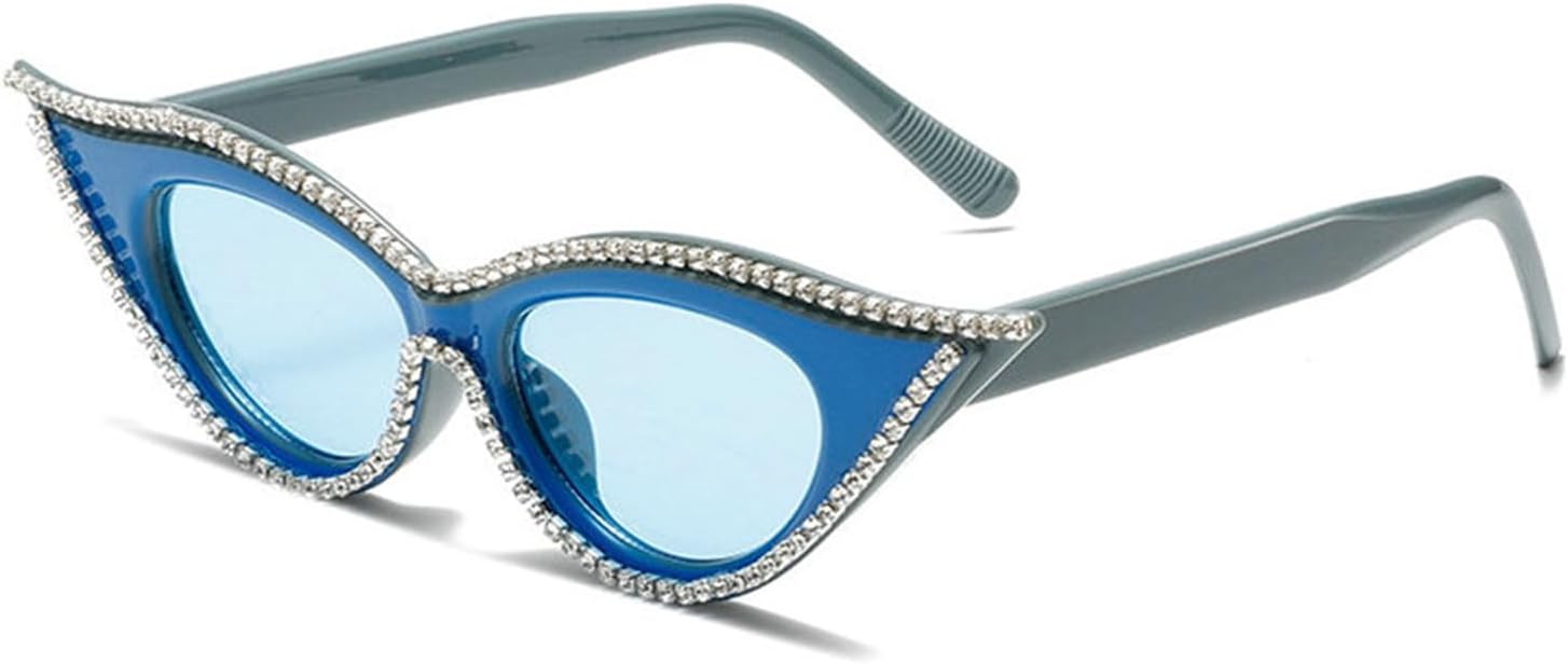 Солнцезащитные очки Helena с кристаллами, черные и синие, для женщин, ретро, «кошачий глаз», с кристальной бриллиантовой оправой, для костюмированных вечеринок, защита от ультрафиолета UV400, C4
Солнцезащитные очки Helena с кристаллами, черные и синие, для женщин, ретро, «кошачий глаз», с кристальной бриллиантовой оправой, для костюмированных вечеринок, защита от ультрафиолета UV400, C4